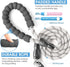 BAAPET 2/4/5/6 FT Dog Leash with Comfortable Padded Handle and Highly Reflective Threads for Small Medium and Large Dogs (6FT-1/2'', Silver)...