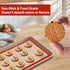 Silicone Baking Mat Set of 6, Easy Clean & Non-Stick Food Grade Reusable Baking Mat, Silicon Baking Mats Oven Liner Sheet, Round & Square Cake Mat...