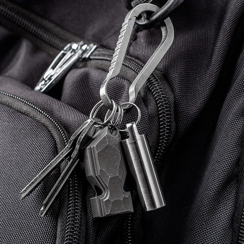 TISUR Portable Pill Cases, Metal Titanium Pill Holder Pocket Pill Box Keychain Waterproof Pill Bottle Medicine Organizer Case Container for Travel...