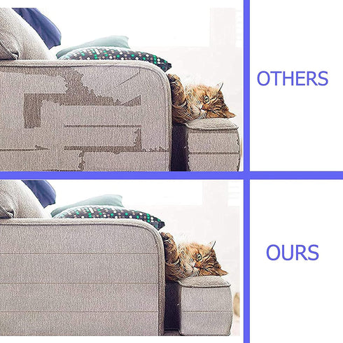 Anti Cat Scratch Furniture Protector - 2.5" x11 Yards Single Side Couch Protector for Cats, Self-Adhesive Cat Tape for Furniture, Clear Cat Scratc...