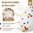 Pawzyboo Indestructible Dog Ball, Durable Dog Balls Aggressive Chewers to Fetch, Football Toy for Dogs, Tough Large Dog Balls, Dog Chew Balls, Vir...