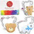 Ann Clark Cookie Cutters Bear Cookie Cutters 3-Pc. Set, Made in the USA, Tiny Bear, Bear Face, Cute Bear...