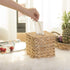 Vintiquewise Water Hyacinth Wicker Tissue Box Cover (Square)...
