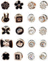 40 Pcs Women Shirt Brooch Pins, Mini Cover Up Enamel Safety Lapel Pins Buttons Sweater Shawl Clips for Women Clothing Dress Supplies (20 Style)...
