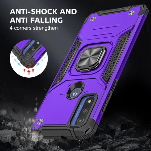 YmhxcY for Motorola Moto G Power 2022 /Moto G Play 2023 & Moto G Pure 2021 case with Military-Grade Explosion-Proof Screen Protector?2 Pack?,Rotat...