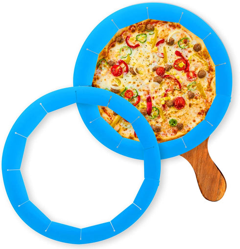 Adjustable Silicone Pie Crust Shield, Pie BPA-free Pie Crust Protector Cover Kitchen Tool for Baking Pie Pizza, Fit 8-10.7 Inch Pies- Dishwasher S...