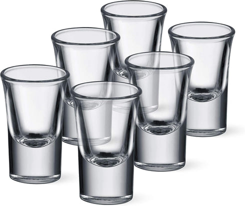 Houdini 6-Pack Heavy Base Shot Glass Set, 1.2oz Shot Glasses...
