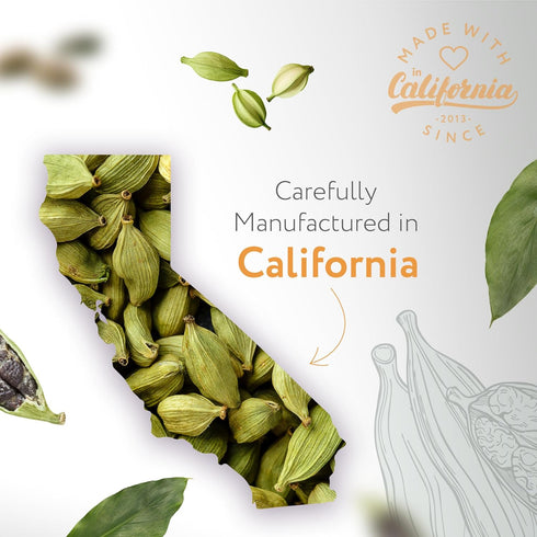 HBNO® California Bottled Cardamon Fragrance Oil 4 fl oz (120 ml) - Premium Cardamon Oil for Aromatherapy - Cardamon Oil (Fragrance) for Diffuser, ...