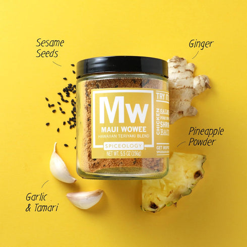 Spiceology - Maui Wowee - Hawaiian Teriyaki Seasoning - Hawaiian BBQ Rub Spices and Seasonings - Add Flavor to Chicken, Ramen, Salmon, Pork, Tofu,...