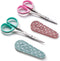 Beaditive Sewing and Embroidery Scissors Set (2 Pc.) Curved and Straight, Sharp, Stainless-Steel Design | Precision Tips, Ergonomic Rubber Handle ...
