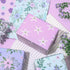 JarThenaAMCS Spring Lavender Floral Wrapping Paper - Not Roll - Purple Flower Gift Wrap Paper Folded Flat Assorted DIY Craft Art Paper for Wedding...