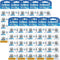 LR44 AG13 303 357 A76 Batteries 1.5V Button Coin Cell Battery (100 Count (Pack of 1))...