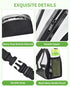 MAY TREE Clear Bag for Stadium Events, Clear Backpack for Concert Stadium Festival Sport Work Sling Bag with Heavy Duty Material - Black...