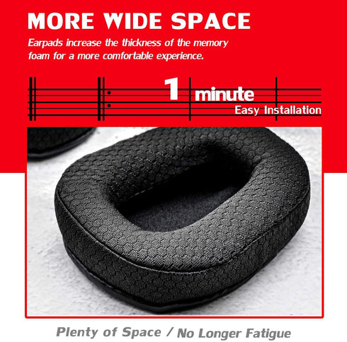 Ear Pads Compatible with B450-XT B550-XT Headset I with Microphone Foam (Breathable Mesh)...