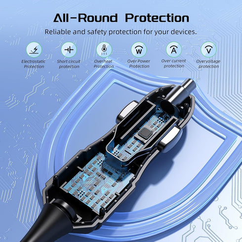 12V Car Cigarette Lighter Male Plug Adapter Charger Cord, with Built-in Resettable Fuse, Bateria Power 4.9FT 12AWG 12 volt plug to O Ring Terminal...