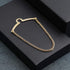 JOVIVI 2pcs Set Men's Silver Golden Necktie Tie Clips Link Chain Cravat Collar Pins Brooch w/Box...