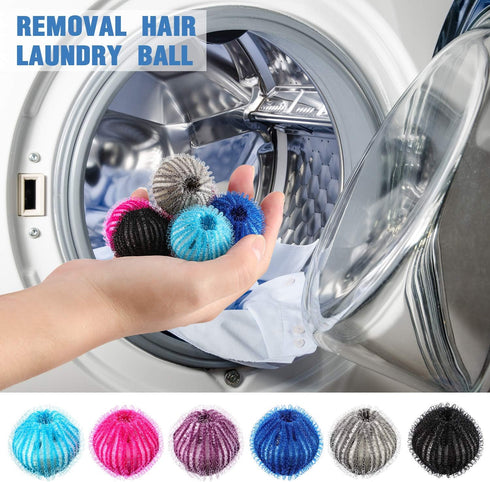 Blulu 30 Pieces Pet Hair Remover for Laundry Dryer Balls Reusable Washing Machine Hair Catcher Pet Dog Cat Catcher Lint Remover (Light Blue,Blue,G...