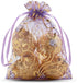 100PCS Small Organza Bags 4x6 inch Mesh Jewelry Bags Drawstring Gift Bag Reusable for Wedding Party Shower Favor Candy Sachet Candle Craft Gift Ba...