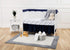 American Baby Company 100% Natural Cotton Fitted Crib Sheet 52" x 28" - Soft, Breathable, Hypoallergenic & Gentle Toddler Bed Sheet, Navy Whale, N...