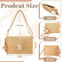 Initial Bags for Women Beach Straw Shoulder Bag Summer Handbag Purse for Birthday Bachelorette Gift...