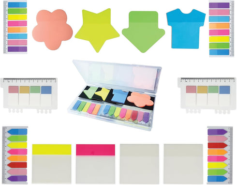 1200 Pcs Transparent sticky Notes - Waterproof Clear Sticky Notes Box pack | sticky book tabs, sticky notes cute, Index arrow pastel tabs, see thr...