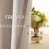 MIULEE 100% Blackout Linen Textured Curtains for Bedroom Solid Thermal Insulated Natural Beige Grommet Room Darkening Curtains & Drapes Luxury Dec...