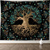 XGXL Life Tree Tapestry - Bohemian Hippie Wishing Tree Tapestries Psychedelic Wall Carpet Mystic Aesthetic Wall Tapestry for Living Room Bedroom...