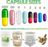 XPRS Nutra Size 2 Empty Capsules - 100 Count Empty Gelatin Capsules - Empty Pill Capsules - DIY Capsule Filling - Pure Bovine Pill Capsules Empty ...