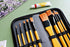 Exerz Artist Paint Brush 10pcs Professional Synthetic hair Brushes in a Travel Case/Perfect for Acrylic Watercolor Gouache & Face Paint - Acrylic...