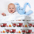 Fire Truck Fireman Baby Blanket Gifts Super Soft Swaddle Newborn Cozy Baby Receiving Blanket Stroller Throw Blanket for Crib 40x30 in forBaby/Pupp...