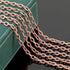 UMAOKANG 2 Meters Pink Enamel Paperclip Chains for Jewelry Making Gold Plated Stainless Steel Jewelry Chain for Necklace Bracelet DIY Jewelry Supp...
