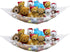 Simple Houseware 2 Pack Stuffed Animal Toy Hammock Net, Corner Wall Storage for Kids Room, White...
