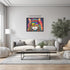 Posterizer 1 pcs- psychedelic funky hippie colorful cat 1-Abstract & Modern Art-Fantasy & Fiction Art- Living Room Bedroom Decor- unframed wall ar...