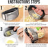 Garlic Press Rocker, Stainless Steel Garlic Mincer Crusher Professional Kitchen Gadgets Garlic Chopper with Ergonomic Handle, Silicone Garlic Peel...