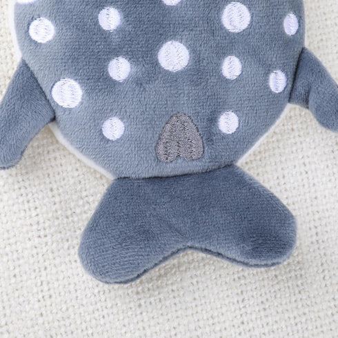 Shark Coin Purse Cute Small Wallet Plush Cartoon Cosmetic Items Bag Animal Zipper Keychain Change Purse Mini Earphone Bag Funny Novelty Coin Pouch...
