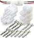 2-Pin Molex 2.13mm (.084") Connector Kit, 14-20 AWG Arcade Pinball (3-Set)...