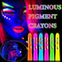 6 PCS Glow in The Dark Face Body Paint Crayons Kit,Professional Neon Face Paint Sticks Long Lasting Waterproof Glow in The Dark Party Supplies for...