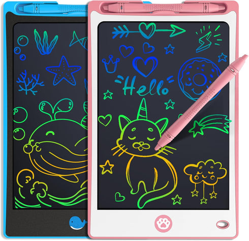 Hockvill LCD Writing Tablet for Kids 8.8 Inch, Toys for Girls Boys Drawing Pad for 3 4 5 6 7 Year Old Kid, Toddler Magnetic Doodle Board Travel Es...