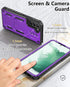 for Samsung Galaxy S22-Plus Case: ShockProof Durable S22+ Cell Phone Cover with Built-in Kickstand | TPU Bumper Textured | Full-Body Protective Ru...