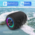 Portable Bluetooth Speaker, BT5.3 Wireless Speaker 20W Bass Diaphragms with Multi LED Light Dynamic Modes, IPX6 Waterproof 16H Playtime supports F...