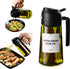 16oz Olive Oil Dispenser for Kitchen - 2 in 1 Olive Oil Dispenser and Oil Sprayer - Olive Oil Dispenser Bottle w/Stickers - Olive Oil Sprayer for ...