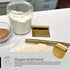 French Rolling Pin and Dough Scraper Set | Gold Bench Scraper Tool | Rolling Pin For Dough | Bread Making Accessories | Metal Bread Dough Cutter |...