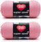 Bulk Buy: Red Heart Super Saver (2-Pack) (Perfect Pink, 7 oz Each Skein)...