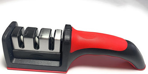 3 Stage Portable Knife Sharpener Sharpening Tool, Anti-slip,Easy To Repair,Restore and Polish Blades...