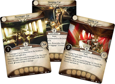 Arkham Horror The Card Game The Essex County Express MYTHOS PACK| Horror Game| Mystery Game| Cooperative Card Game| Ages 14+ | 1-2 Players| Avg. P...