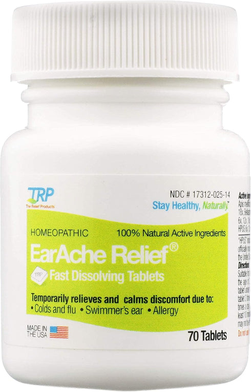 The Relief Products Earache Relief Tablets, 70 Count...