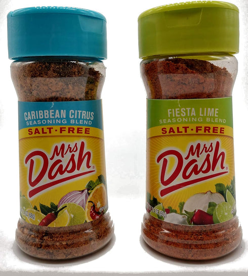 Mrs. Dash Caribbean Citrus and Fiesta Lime Bundle (2.4 oz, 1 of each flavor)...