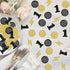 120pcs One Happy Dude Confetti Smile Face Checkered Lightning Table Decorations Boys 1st Birthday Party Baby Shower Hippie Party Supplies for DIY ...
