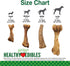 Nylabone Healthy Edibles Natural Dog Chews Long Lasting Ham Flavor Treats for Dogs, Small/Regular (16 Count)...