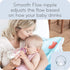 NUK Smooth Flow Anti Colic Baby Bottle, 5 oz, Horse...